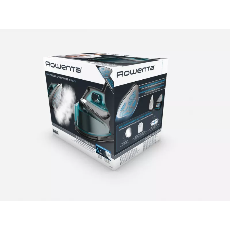 Rowenta DG7623 2200 W 1,1 L Microsteam 400 HD laserová žehliaca plocha čierna, modrá