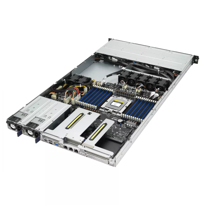 ASUS RS500A-E12-RS4U Socket SP5 Rack (1U) čierna, strieborná