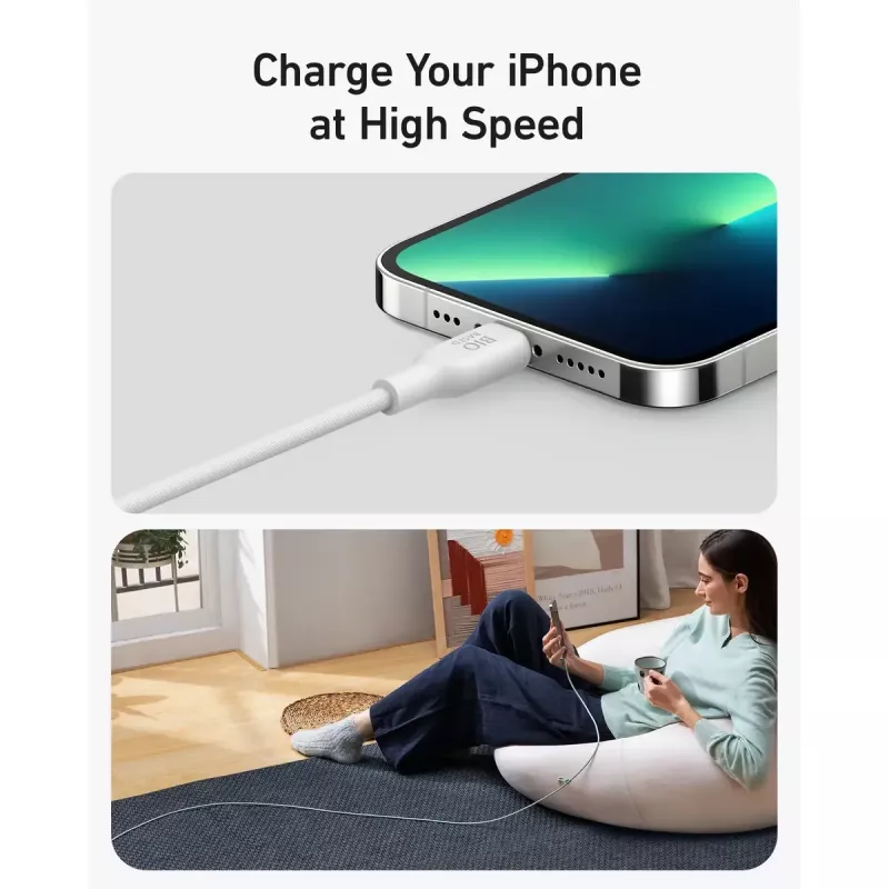 Kábel Anker 541 1,8 m Lightning na USB C 54,4 g