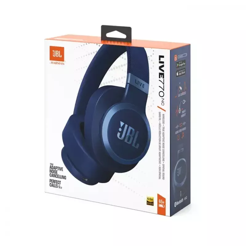 JBL Live 770NC Headset bezdrôtový cez hlavu hovory/hudba Bluetooth modrý