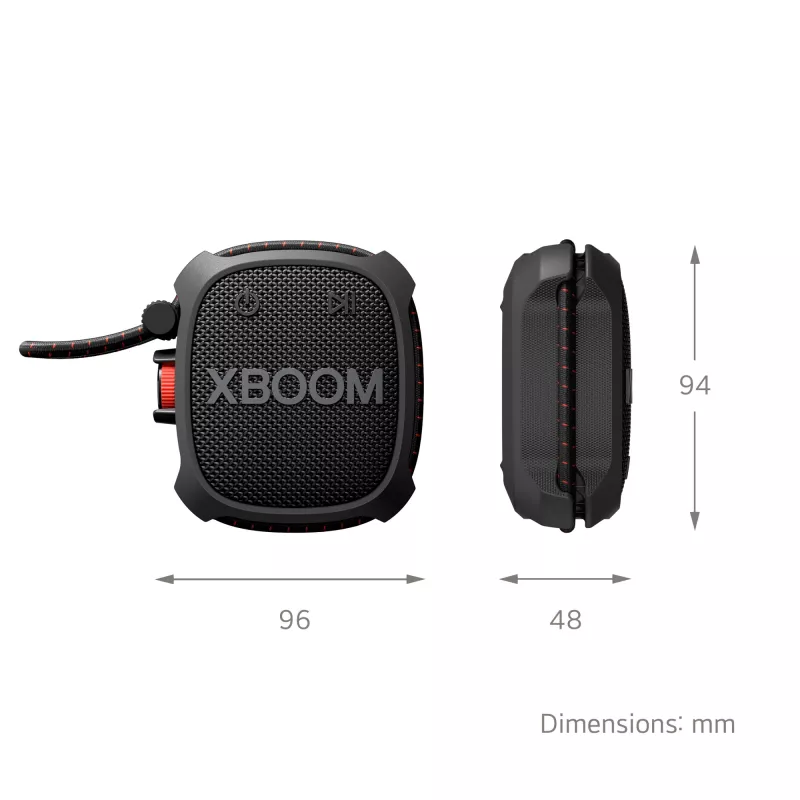 LG XBOOM Go XG2T mono prenosný reproduktor čierny 5 W