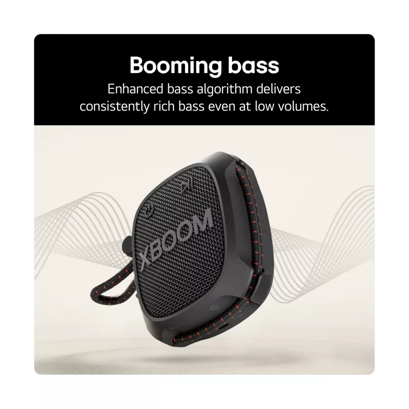 LG XBOOM Go XG2T mono prenosný reproduktor čierny 5 W