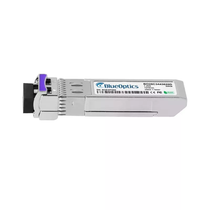 SFP vláknový transceiver BlueOptics LRM1301-BC+1-BO, cSFP, 1250 Mbit/s, strieborná