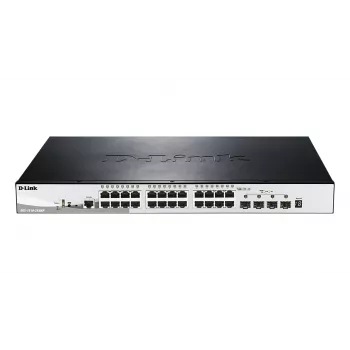 D-Link 28-Port Gigabit Stackable POE Smart Managed Switch vrátane 4 x 10G SFP+