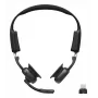 SHOKZ OpenMeet UC Bezdrôtový Bluetooth náhlavný set s kostným vedením pre videokonferencie s USB-C adaptérom