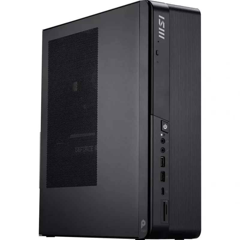 MSI Pro DP80 AI A2TAG-077DE Intel Core Ultra 7 265 16 GB DDR5-SDRAM 1 TB SSD NVIDIA GeForce RTX 3050 Windows 11 Pro stolový počítač čierny