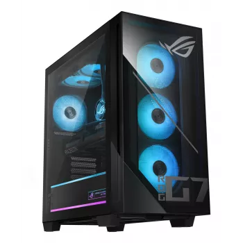 ASUS ROG G700 GM700TZ-R8700F092W AMD Ryzen™ 7 8700F 32 GB DDR5-SDRAM 2 TB SSD NVIDIA GeForce RTX 5070 Ti Windows 11 Home Tower PC čierny