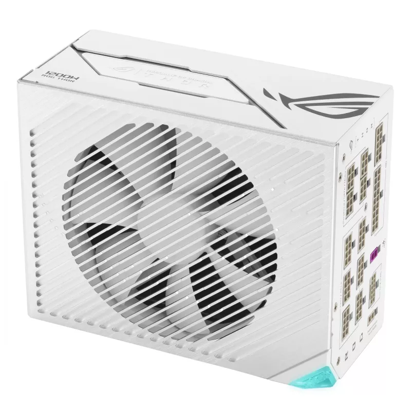 Napájací zdroj ASUS ROG THOR-1200P3-WHITE-GAMING 1200 W ATX 20+4-Pin, 80 PLUS Platinum, biely