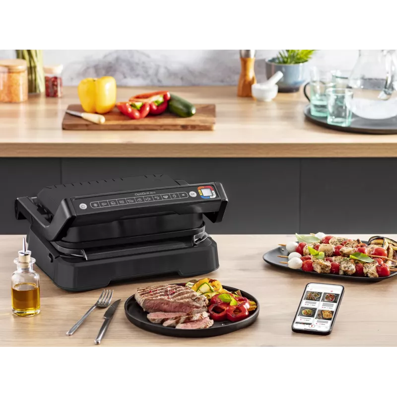 Kontaktný gril Tefal OptiGrill 2in1 GC7728 2100W čierny
