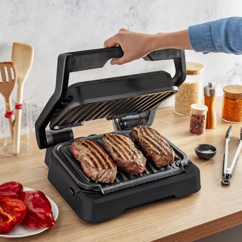 Kontaktný gril Tefal OptiGrill 2in1 GC7728 2100W čierny