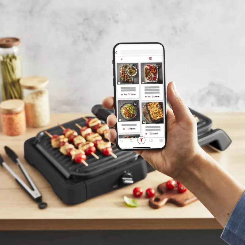 Kontaktný gril Tefal OptiGrill 2in1 GC7728 2100W čierny