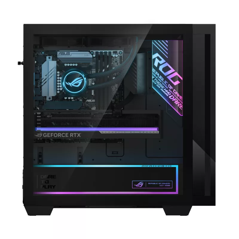 ASUS ROG G700 G700TF-7265KF225W Intel Core Ultra 7 265KF 32 GB DDR5-SDRAM 2 TB SSD NVIDIA GeForce RTX 5070 Ti Windows 11 Home Tower PC čierny
