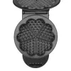 Waffle žehlička Tefal WM310D 5 wafle 1000 W čierna nehrdzavejúca oceľ