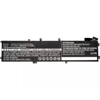 CoreParts batéria pre notebook Dell, batéria, DELL, Precision M5520, XPS 15 9560, XPS 15 9560 i7-7700HQ