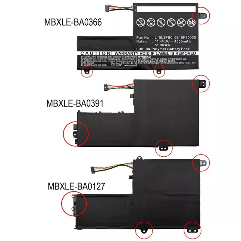 Batéria ako náhradný diel do notebooku CoreParts MBXLE-BA0127