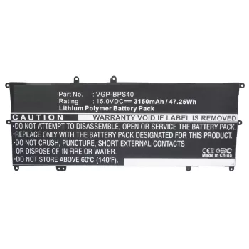 CoreParts batéria pre notebook Sony, batéria, Sony, SVF14N16CW, SVF14N26CW, SVF15N13CW, SVF15N18PW, VAIO Fit 14A, VAIO Fit 15