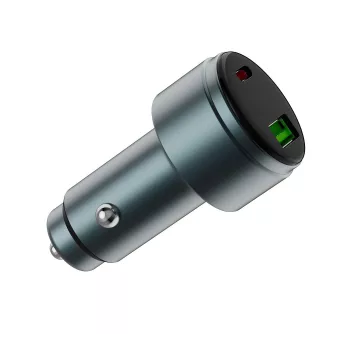CoreParts MBXUSBC-DC0005 univerzálna mobilná nabíjačka čierna USB rýchle nabíjanie interiérová