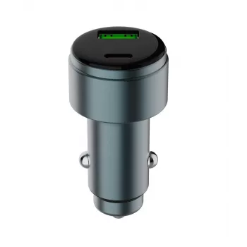 CoreParts MBXUSBC-DC0005 univerzálna mobilná nabíjačka čierna USB rýchle nabíjanie interiérová