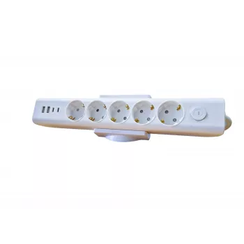 MicroConnect MC-DESKMOUNTW stolová svorka pre zásuvkové lišty