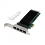 PCIe x1 sieťová karta MicroConnect MC-PCIEX1-82575-Q s radičom Intel 82575