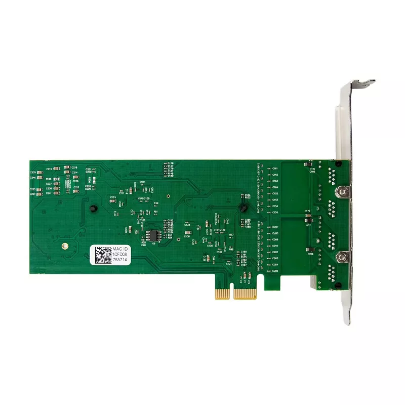 PCIe x1 sieťová karta MicroConnect MC-PCIEX1-82575-Q s radičom Intel 82575