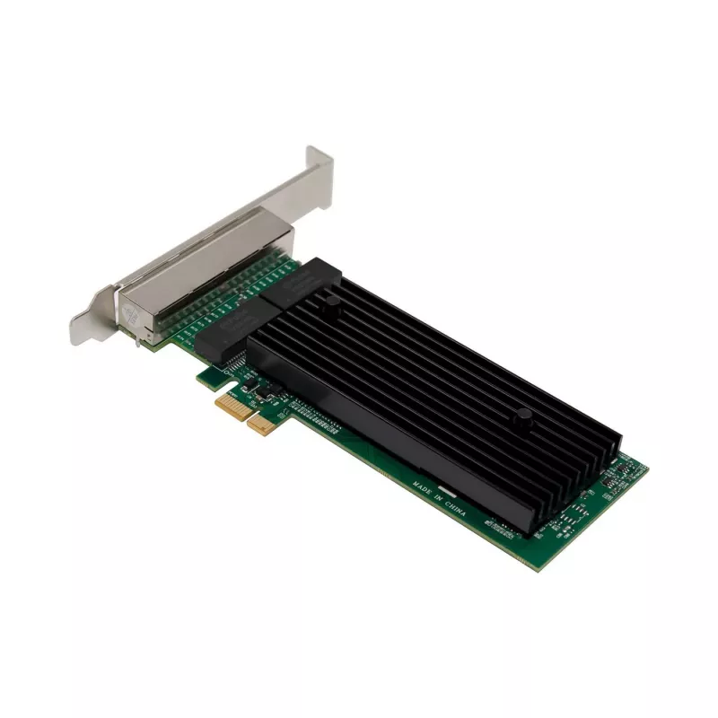 PCIe x1 sieťová karta MicroConnect MC-PCIEX1-82575-Q s radičom Intel 82575