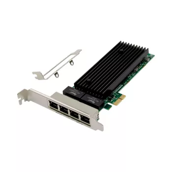 MicroConnect MC-PCIEX1-82576-Q Štvorportová gigabitová sieťová karta, PCIe x1, Intel 82576