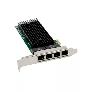 MicroConnect MC-PCIEX1-82576-Q Štvorportová gigabitová sieťová karta, PCIe x1, Intel 82576