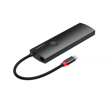 MicroConnect USB3.2CCOM20 Mini dok USB-C na HDMI, 4K 60Hz, RJ45, 3x USB-A