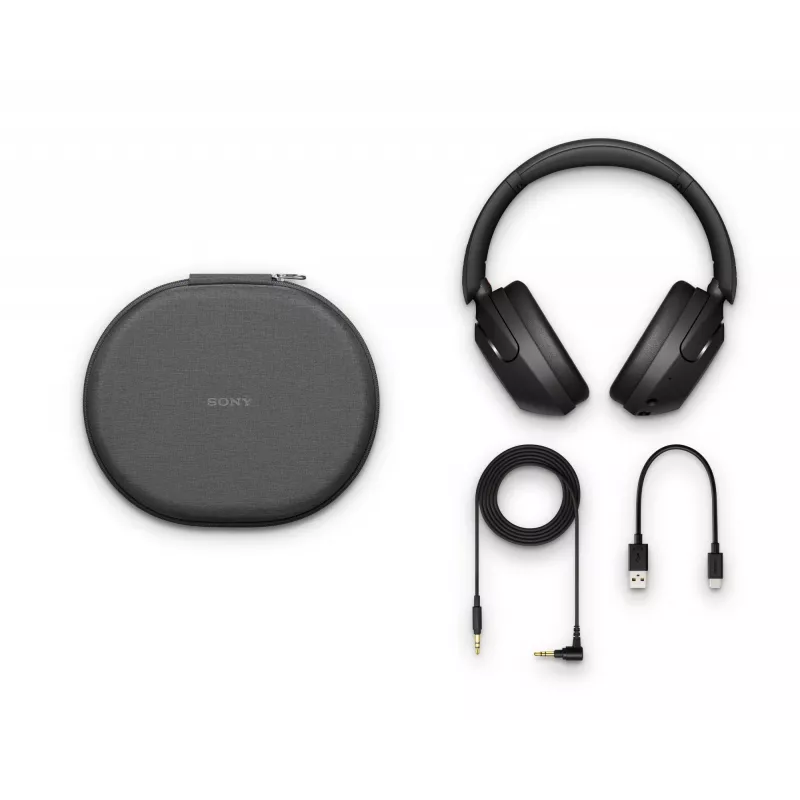 Sony WH-XB910N - čierna, bezdrôtové, hovory/hudba, 7 - 25000 Hz, 252 g, slúchadlá, čierna