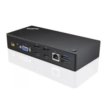 Lenovo 40A90090DK dokovacia stanica/port replikátor k notebooku káblová USB 3.2 Gen 1 (3.1 Gen 1) Type-C čierna