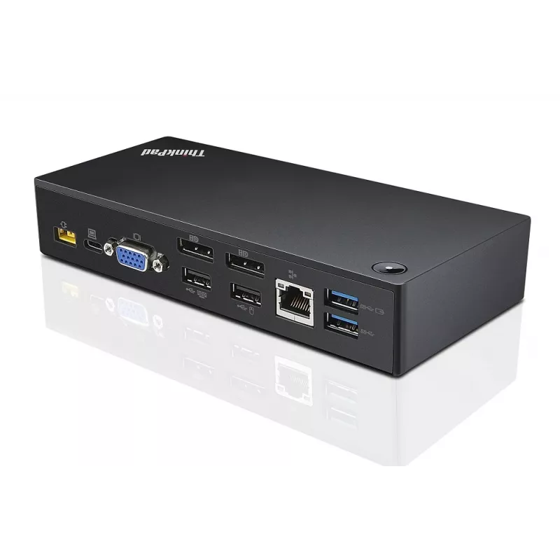 Lenovo 40A90090DK dokovacia stanica/port replikátor k notebooku káblová USB 3.2 Gen 1 (3.1 Gen 1) Type-C čierna