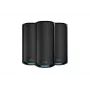 NETGEAR Orbi 970 Series Quad-Band WiFi 7, 3-Pack Quad-band (2.4 GHz / 5 GHz-1 / 5 GHz-2 / 6 GHz) Wi-Fi 6 (802.11ax) čierna interná