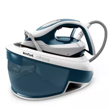 Tefal Express Power SV8111 1,8 l Durilium AirGlide Autoclean žehliaca plocha modrá, biela