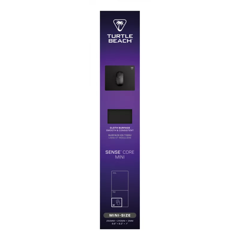 Turtle Beach Sense Core Mini podložka pod myš na hranie čierna