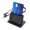 j5create JUR261 USB™ Smart Card / CAC Reader stojan, USB Type-A/USB Type-C, čierny, 95 g