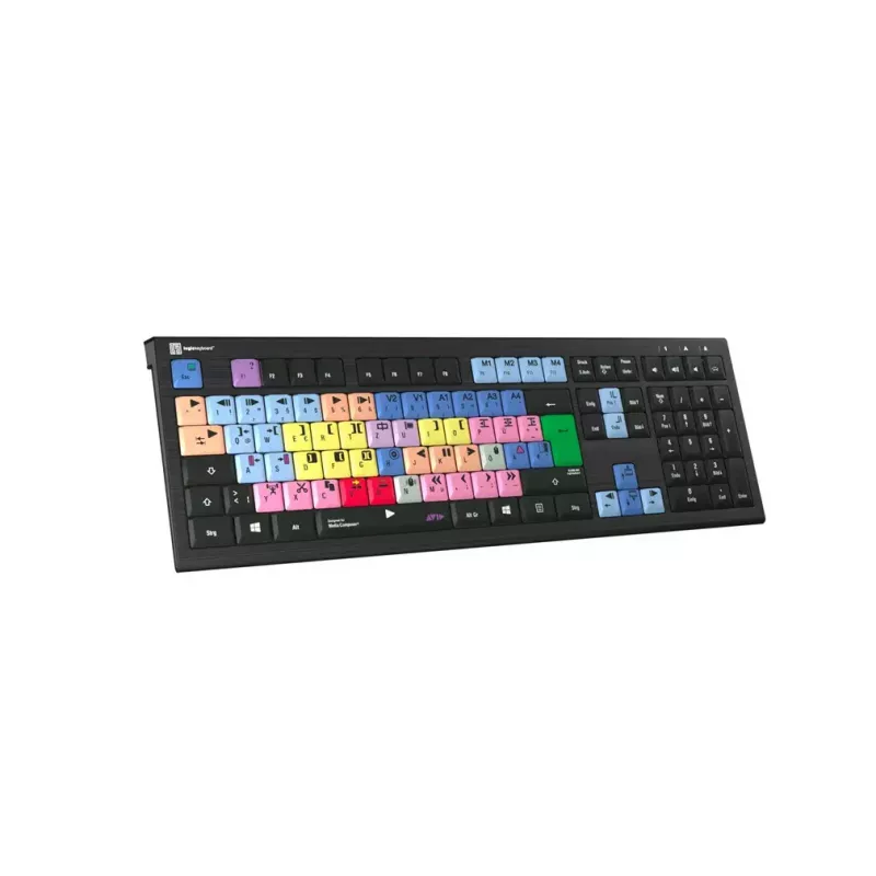 Logickeyboard Avid Media Composer ASTRA 2 klávesnica s podsvietením PC nemecká (LKB-MCOM4-A2PC-DE)