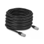 DeLOCK RJ45 Cat.6A 20m sieťový kábel čierny