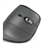 BakkerElkhuizen FastForward Pro myš, pre pravákov, vertikálny dizajn, optická, RF Wireless + Bluetooth + USB Type-C, 5000 DPI, čierna, sivá