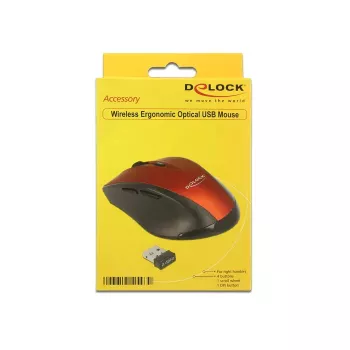 Myš DeLOCK 12493 RF Wireless optická 1600 DPI