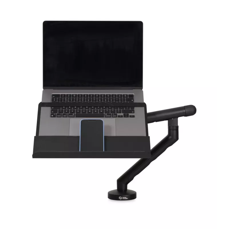 Držiak na notebook BakkerElkhuizen BE Universal, nastaviteľný držiak na notebook pre 43,2 cm (17 inch) obrazovky, čierny/tmavosivý