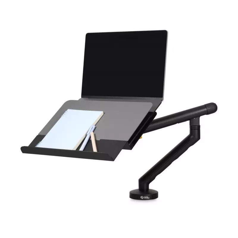 Držiak na notebook BakkerElkhuizen BE Universal, nastaviteľný držiak na notebook pre 43,2 cm (17 inch) obrazovky, čierny/tmavosivý