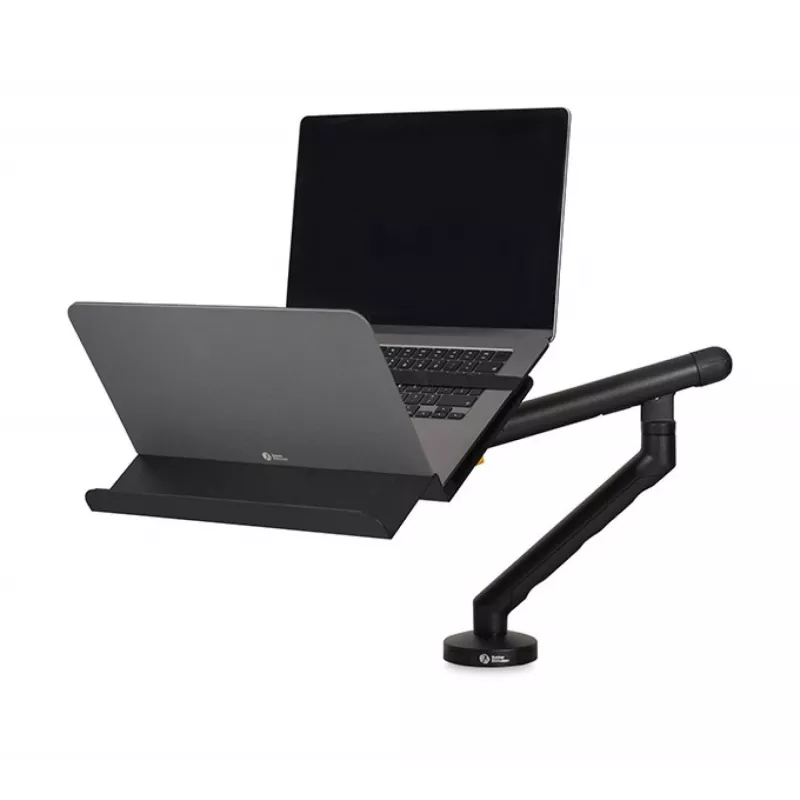 Držiak na notebook BakkerElkhuizen BE Universal, nastaviteľný držiak na notebook pre 43,2 cm (17 inch) obrazovky, čierny/tmavosivý