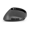 BakkerElkhuizen MidWay myš ľavá, pre ľavákov, vertikálny dizajn, optická, RF Wireless + Bluetooth + USB Type-C, 2400 DPI, sivá, čierna