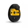 BakkerElkhuizen MidWay myš pravá, pre pravákov, vertikálny dizajn, optická, RF Wireless + Bluetooth + USB Type-C, 2400 DPI, sivá, čierna