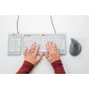 BakkerElkhuizen UltraBoard 955 V2 Numeric, USB, 22, notebook/PC, 1,5 m, tmavosivá, svetlosivá