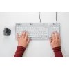 BakkerElkhuizen UltraBoard 955 V2 Numeric, USB, 22, notebook/PC, 1,5 m, tmavosivá, svetlosivá