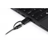 BakkerElkhuizen UltraBoard 955 V2 Numeric, USB, 22, notebook/PC, 1,5 m, tmavosivá, svetlosivá