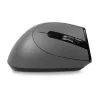 BakkerElkhuizen Grip Pro myš, pre pravákov, vertikálny dizajn, optická, RF Wireless, 2400 DPI, sivá, čierna, žltá