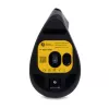 BakkerElkhuizen Grip Pro myš, pre pravákov, vertikálny dizajn, optická, RF Wireless, 2400 DPI, sivá, čierna, žltá
